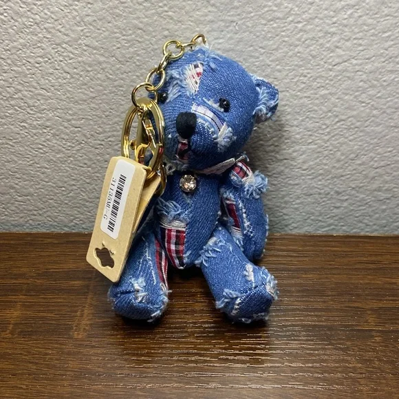 Denim bear key chain - Picture 1 of 11